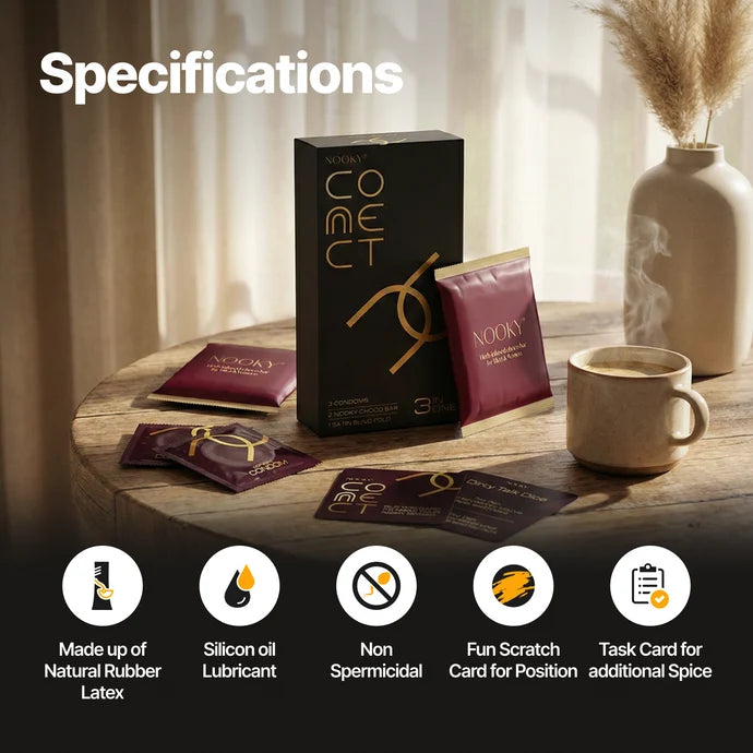 Nooky Connect 3-in-1 Kit | Chocolate + Conversation Cards