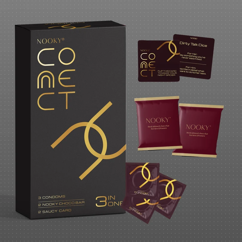 Nooky Connect 3-in-1 Kit | Chocolate + Conversation Cards