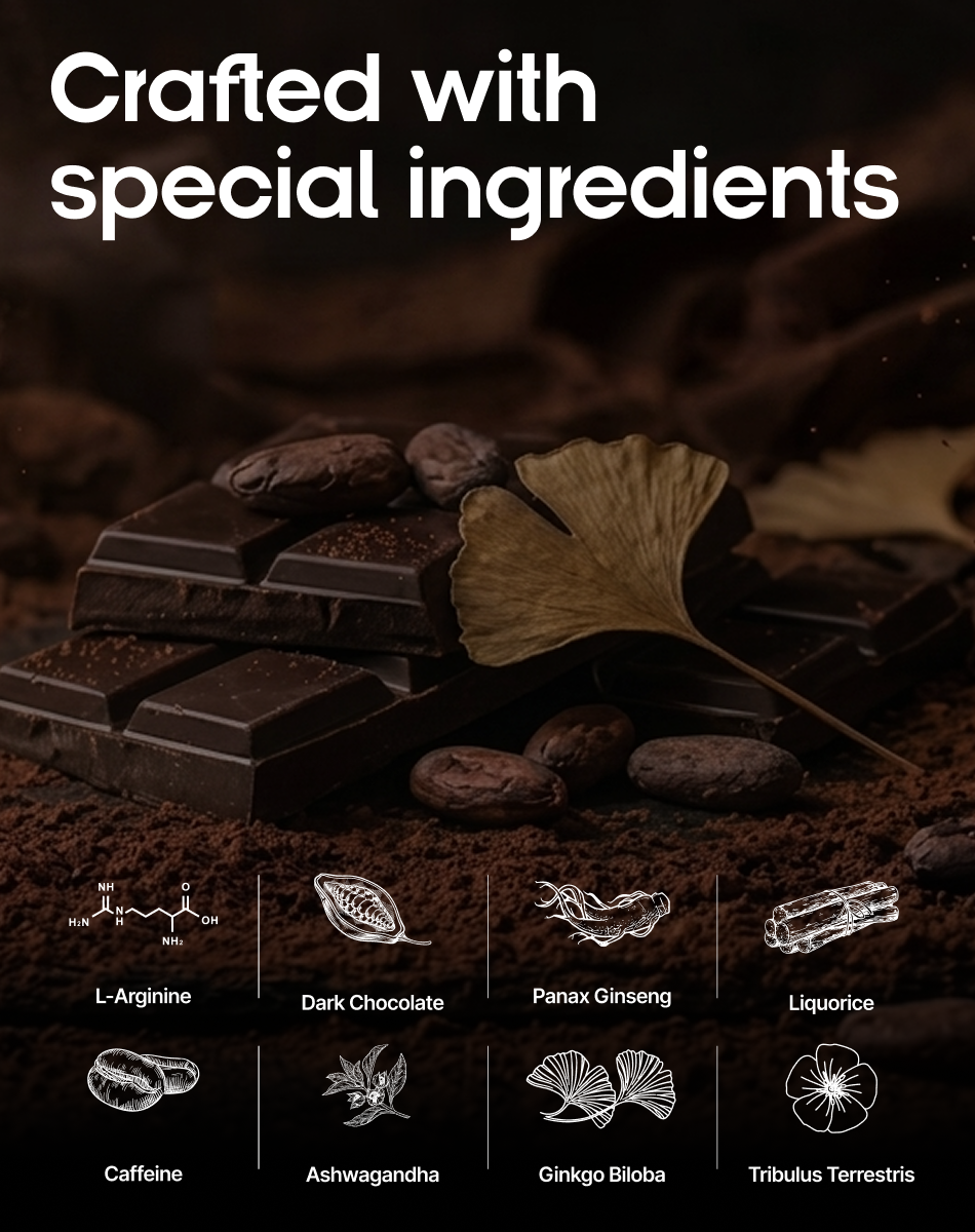 Nooky LGBTQ+- 2-In-1 Intimacy Aphrodisiac Chocolate Them