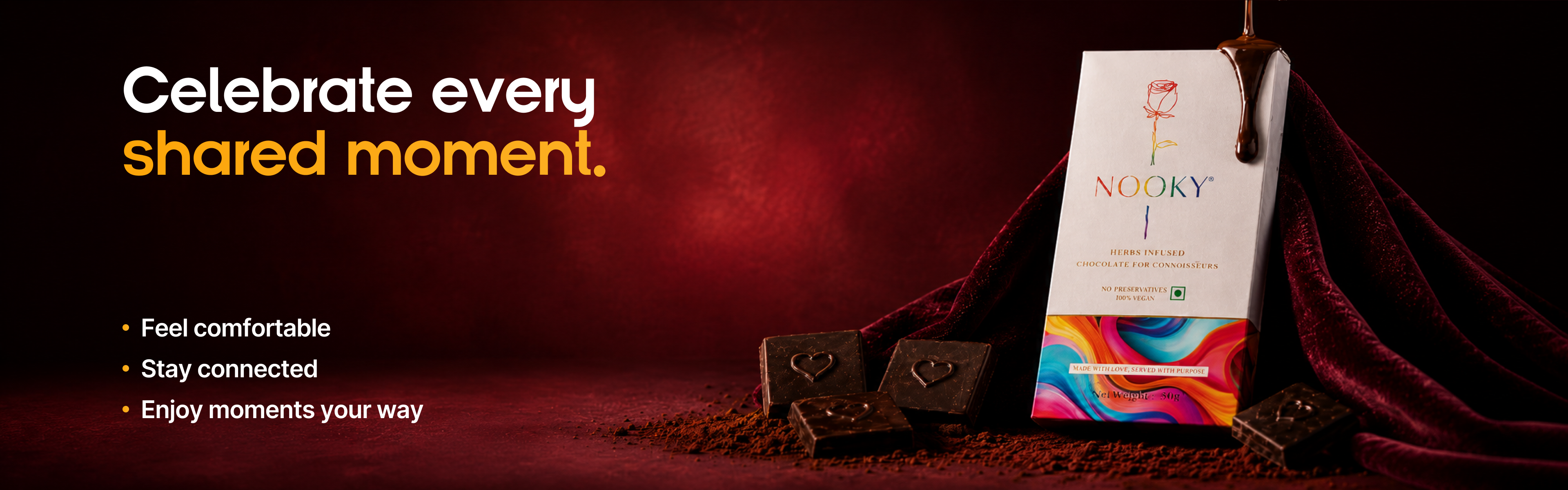 Nooky LGBTQ+- 2-In-1 Intimacy Aphrodisiac Chocolate Them