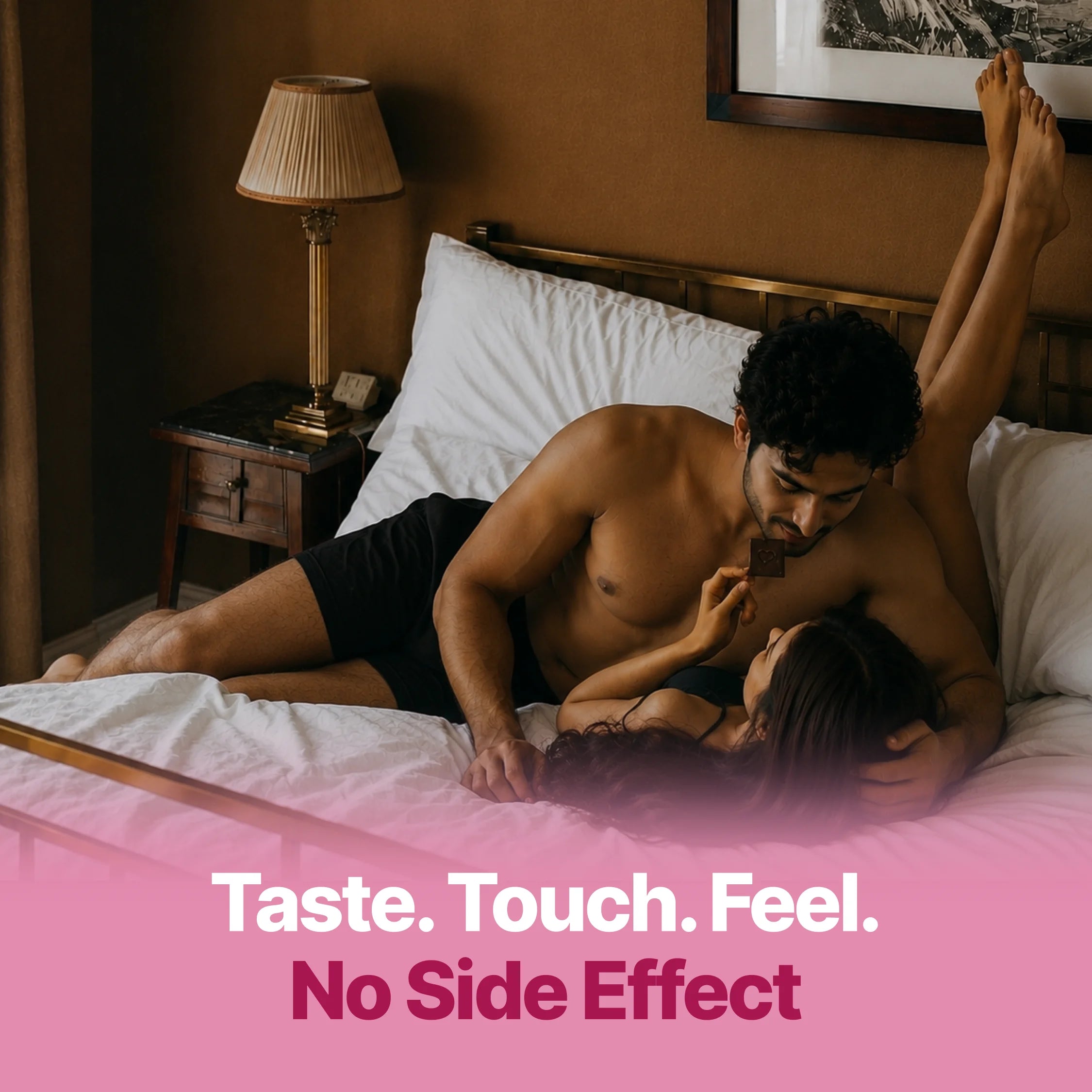 Nooky Valentine Edition Gift kit | Herb Infused Choco Bar for Couples + Saucy Cards