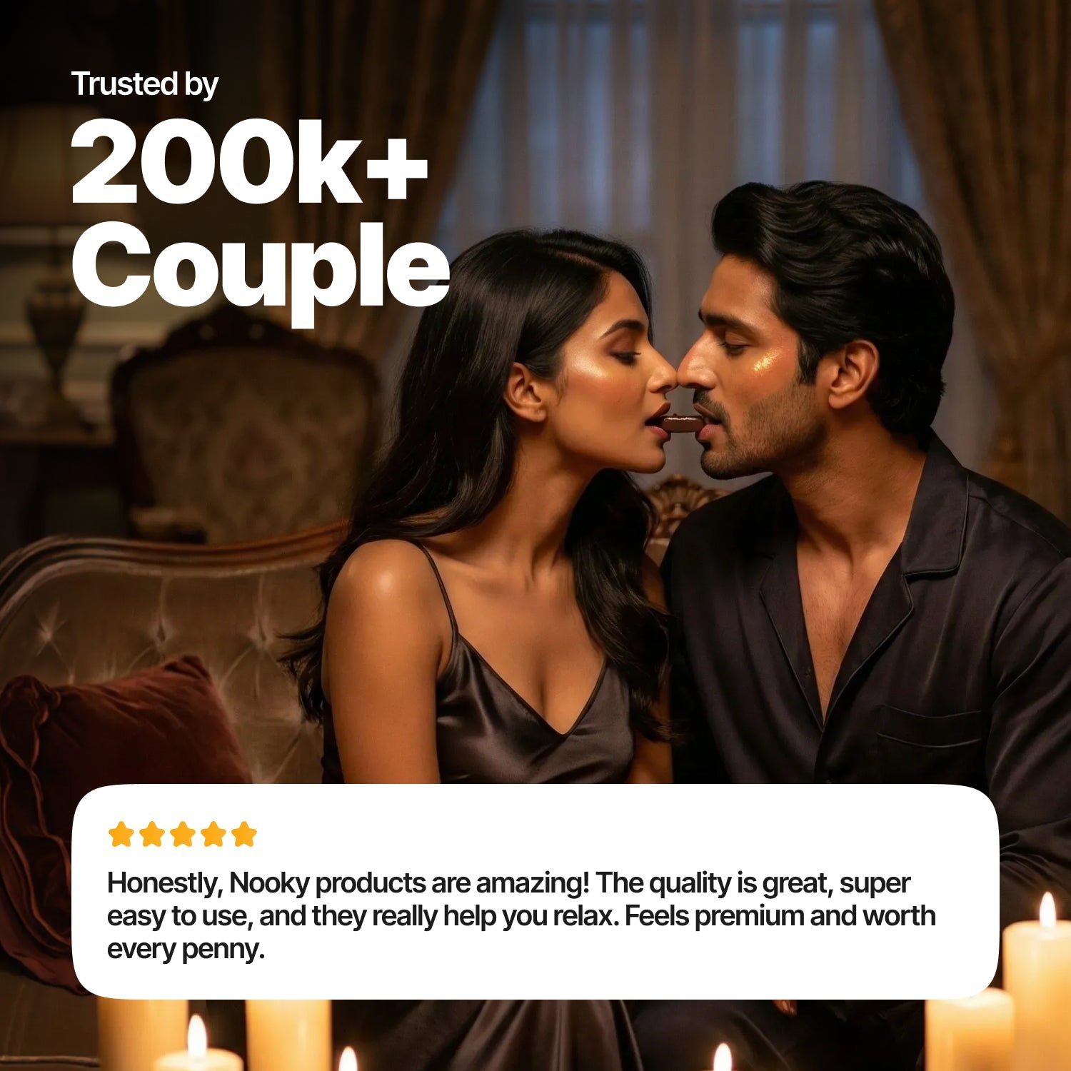 Nooky LGBTQ+- 2-In-1 Intimacy Aphrodisiac Chocolate Them