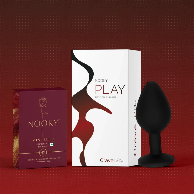 Nooky Crave 2-in-1 Kit | Silicone Plug & Chocolate