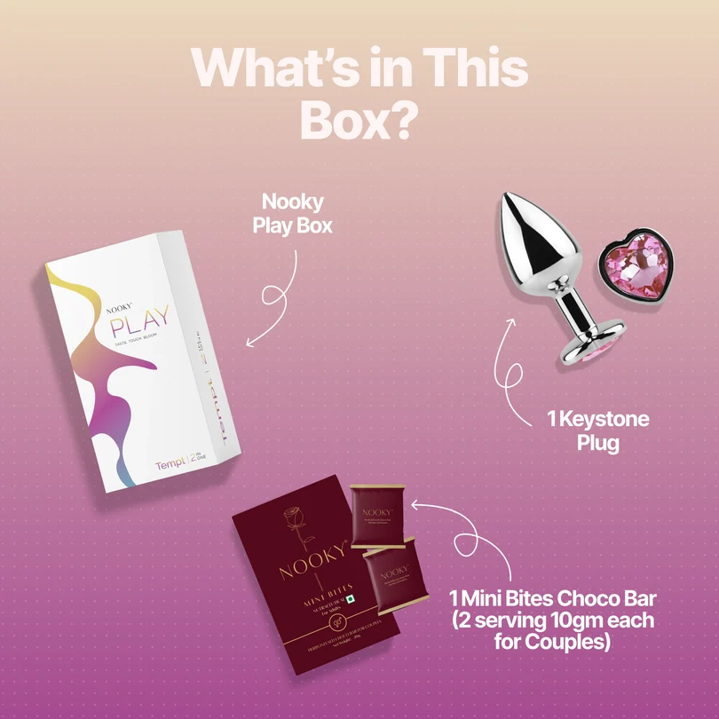 Nooky Tempt 2-in-1 Kit | Metal Plug & Chocolate