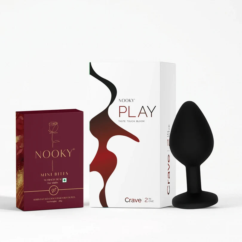 Nooky Crave 2-in-1 Kit | Silicone Plug & Chocolate