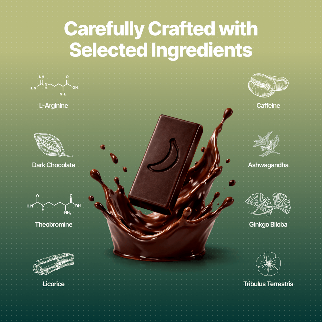 Herb Infused Choco Bar for Men - Try Nooky