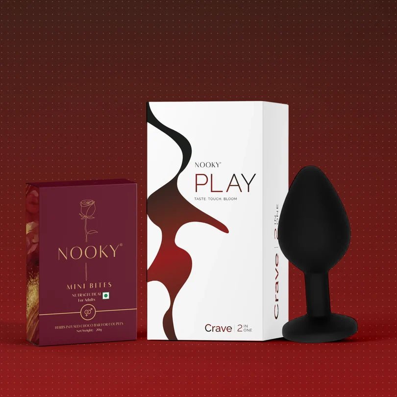 Nooky Crave 2-in-1 Kit | Silicone Plug & Chocolate - Try Nooky
